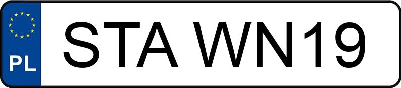 Numer rejestracyjny STA WN19 posiada MOTOGUZZI Szosowe - STAWN19 Numer rejestracyjny STA WN19 posiada MOTOGUZZI Szosowe - STAWN19