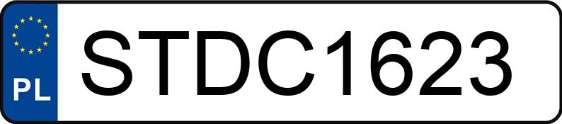 Numer rejestracyjny STD C1623 posiada Passat B6 - STDC1623