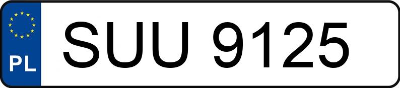 Numer rejestracyjny SUU 9125 posiada FSM 126p FL 650 - SUU9125 Numer rejestracyjny SUU 9125 posiada FSM 126p FL 650 - SUU9125