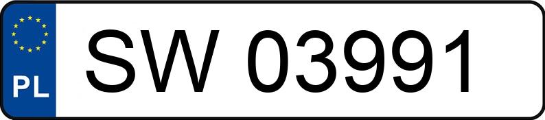 Numer rejestracyjny SW 03991 posiada KOGEL SN 24P - SW03991