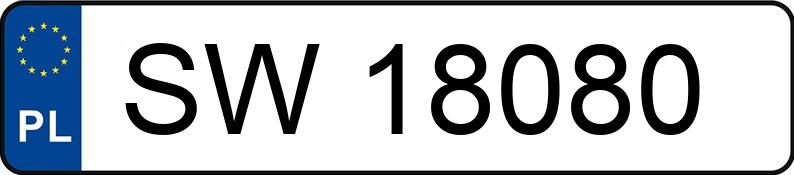 Numer rejestracyjny SW 18080 posiada RENAULT CLIO - SW18080 Numer rejestracyjny SW 18080 posiada RENAULT CLIO - SW18080