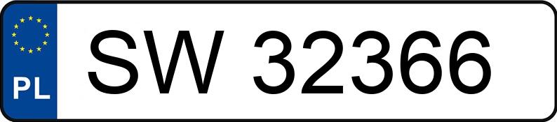 Le numéro d’enregistrement SW 32366 a HONDA Civic 1.6 MR`01 E3 Sport - SW32366