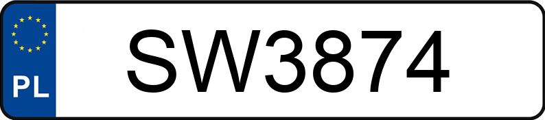 Numer rejestracyjny SW 3874 posiada SIMSON Skutery S 53 - SW3874