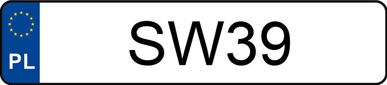 Numer rejestracyjny SW 39 posiada MERCEDES-BENZ A 160 Kat. MR`97 168 Avantgarde - SW39