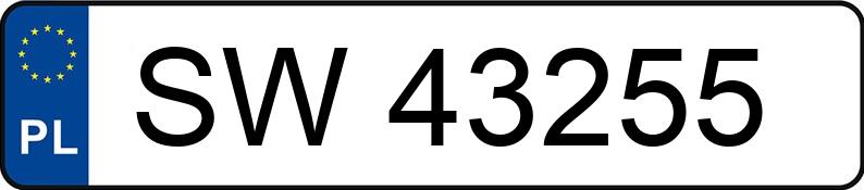 Numer rejestracyjny SW 43255 posiada TOYOTA Yaris 1.0 MR`09 E4 Terra Start - SW43255