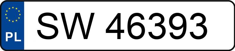 Die Registrierungsnummer SW 46393 hat TOYOTA Auris MR`07 E4 Terra - SW46393