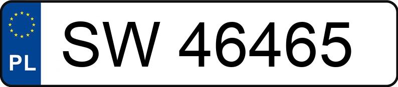 Numer rejestracyjny SW 46465 posiada NISSAN Primera 1.6 MR`02 E3 Visia - SW46465