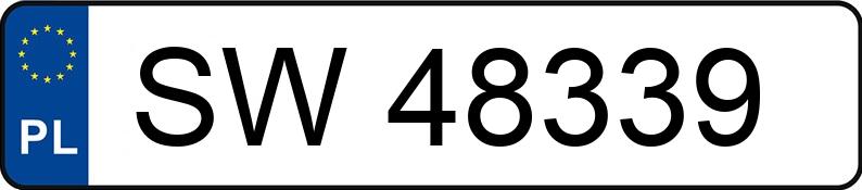 Реєстраційний номер SW 48339 має SKODA OCTAVIA - SW48339