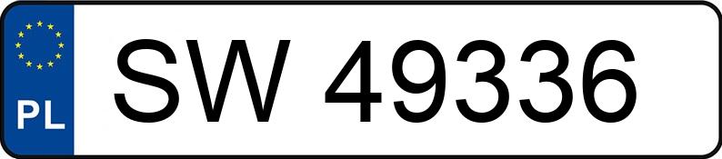Numer rejestracyjny SW 49336 posiada BMW 330 Touring Diesel Kat. MR`01 E3 E46 X - SW49336