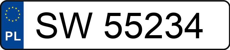 Numer rejestracyjny SW 55234 posiada OPEL CORSA-E - SW55234 Numer rejestracyjny SW 55234 posiada OPEL CORSA-E - SW55234