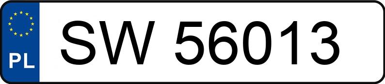 Numer rejestracyjny SW 56013 posiada OPEL ASTRA - SW56013
