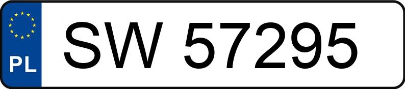 Le numéro d’enregistrement SW 57295 a SKODA Octavia III 1.5 TSI MR`18 E6 Style - SW57295 Le numéro d’enregistrement SW 57295 a SKODA Octavia III 1.5 TSI MR`18 E6 Style - SW57295