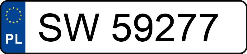 Numer rejestracyjny SW 59277 posiada KIA Ceed GT MR`18 E6 Ceed GT MR`18 E6 - SW59277
