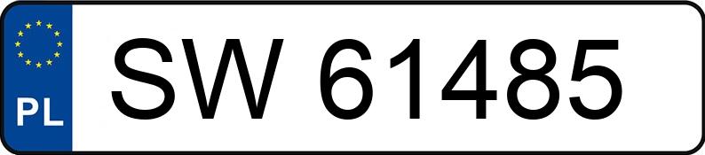 Numer rejestracyjny SW 61485 posiada VOLKSWAGEN Passat B7 2.0 TDI-CR MR`10 E5 Comfortline BMT - SW61485