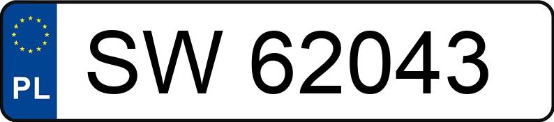 Le numéro d’enregistrement SW 62043 a KIA Venga 1.6 MR`10 E5 XL - SW62043 Le numéro d’enregistrement SW 62043 a KIA Venga 1.6 MR`10 E5 XL - SW62043