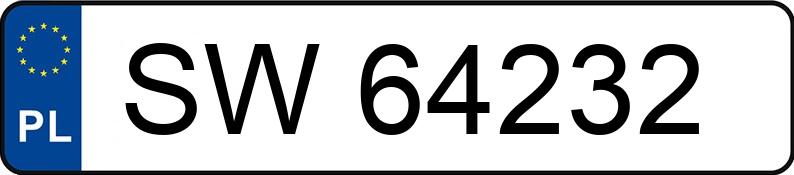 Numer rejestracyjny SW 64232 posiada OPEL CORSA - SW64232