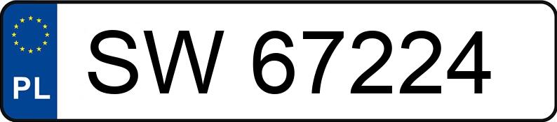 Numer rejestracyjny SW 67224 posiada OPEL CORSA-E - SW67224