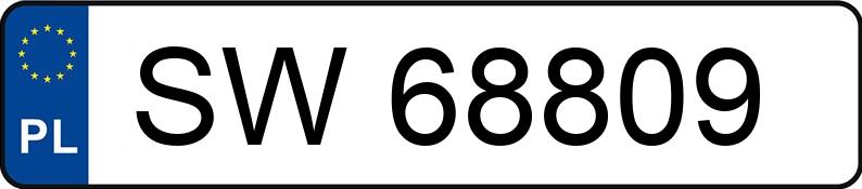 Numer rejestracyjny SW 68809 posiada MERCEDES-BENZ 300 SD Diesel 140 300 SD Diesel 140 - SW68809