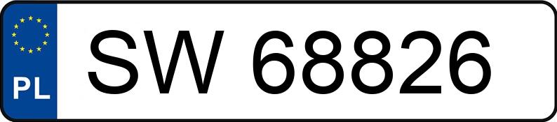 Numer rejestracyjny SW 68826 posiada SKODA FABIA PJ - SW68826 Numer rejestracyjny SW 68826 posiada SKODA FABIA PJ - SW68826