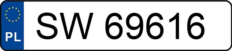 Numer rejestracyjny SW 69616 posiada BMW 120D - SW69616