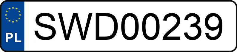 Numer rejestracyjny SWD 00239 posiada PEUGEOT 307 - SWD00239