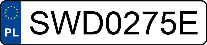 Numer rejestracyjny SWD 0275E posiada BMW 325D - SWD0275E Numer rejestracyjny SWD 0275E posiada BMW 325D - SWD0275E