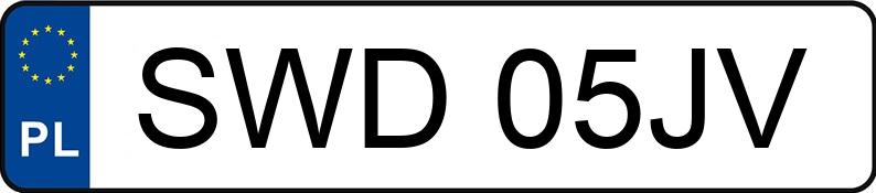 Numer rejestracyjny SWD 05JV posiada ZASTAWA 1100 P - SWD05JV