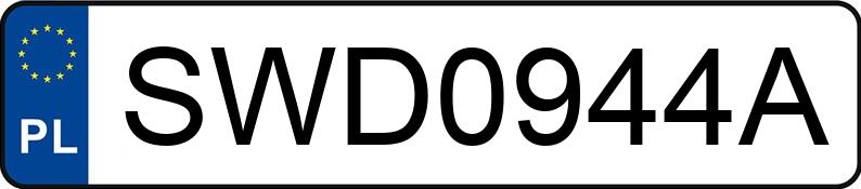 Numer rejestracyjny SWD 0944A posiada BMW 320I - SWD0944A