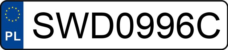 Numer rejestracyjny SWD 0996C posiada BMW 530 Diesel Kat. MR`95 E39 530 Diesel Kat. MR`95 E39 - SWD0996C