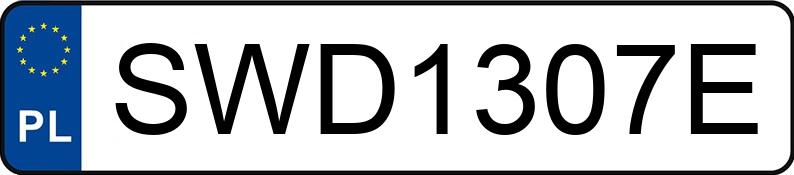 Numer rejestracyjny SWD 1307E posiada VOLVO FH VTC3T - SWD1307E