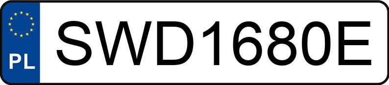 O número de registro SWD 1680E tem OPEL Adam 1.4 MR`13 E6 Jam - SWD1680E
