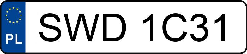 Numer rejestracyjny SWD 1C31 posiada OPEL Corsa C 1.2 MR`00 E3 Comfort - SWD1C31