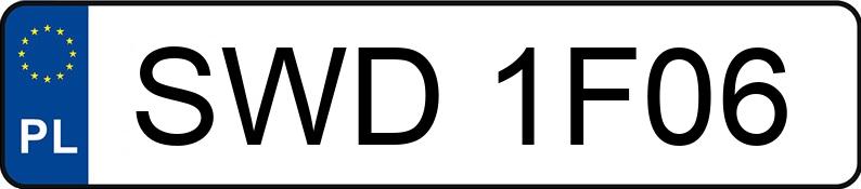 Numer rejestracyjny SWD 1F06 posiada FORD Escort 1.3i MR`95 CL - SWD1F06 Numer rejestracyjny SWD 1F06 posiada FORD Escort 1.3i MR`95 CL - SWD1F06
