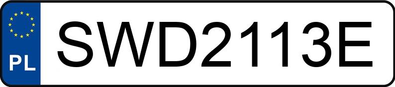 Die Registrierungsnummer SWD 2113E hat VOLKSWAGEN Polo V 1.2 MR`09 E5 - SWD2113E