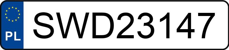 Numer rejestracyjny SWD 23147 posiada AUDI A3 2.0 TDi DPF MR`09 E5 8P Ambiente - SWD23147
