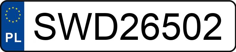 Numer rejestracyjny SWD 26502 posiada VOLKSWAGEN Golf VII 1.2 TSI MR`12 E5 Trendline BMT - SWD26502