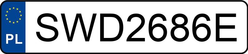 Numer rejestracyjny SWD 2686E posiada WAZ LADA 21072 - SWD2686E