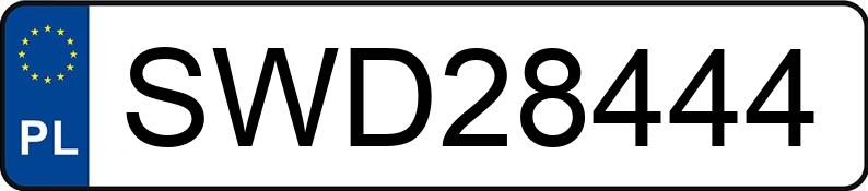 RegistreringsnummerSWD 28444 har DACIA Sandero 1.5 dCi MR`13 E5 SL Blackline - SWD28444