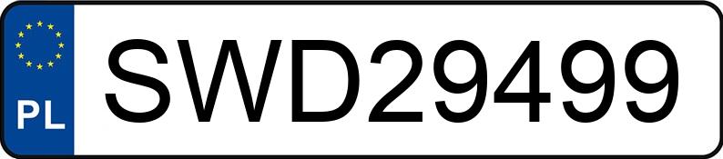 Numer rejestracyjny SWD 29499 posiada VOLKSWAGEN Passat B6 1.9 TDI MR`05 E4 Trendline - SWD29499