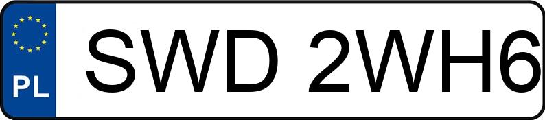 Numer rejestracyjny SWD 2WH6 posiada PEUGEOT 406 - SWD2WH6 Numer rejestracyjny SWD 2WH6 posiada PEUGEOT 406 - SWD2WH6