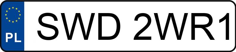 Numer rejestracyjny SWD 2WR1 posiada FIAT FIORINO - SWD2WR1