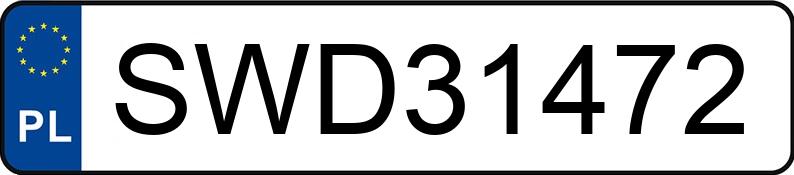 El número de registro SWD 31472 tiene BMW 320 Diesel MR`04 E3 E90 320 Diesel MR`04 E3 E90 - SWD31472