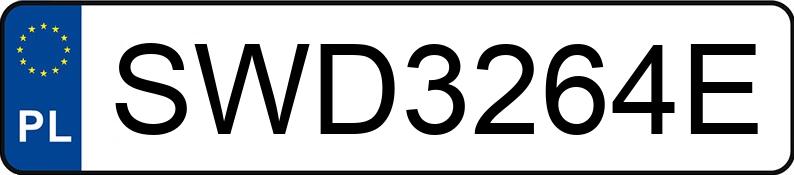 Numer rejestracyjny SWD 3264E posiada BMW 530 Touring Diesel MR`03 E3 E61 530 Touring Diesel MR`03 E3 E61 - SWD3264E
