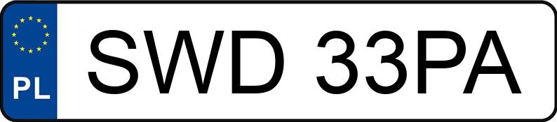 Numer rejestracyjny SWD 33PA posiada FIAT Punto II 1.2 MR`03 E4 Ciao - SWD33PA