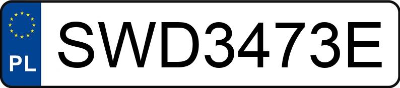 El número de registro SWD 3473E tiene FIAT Seicento 1.1 Kat. MR`98 Sole - SWD3473E