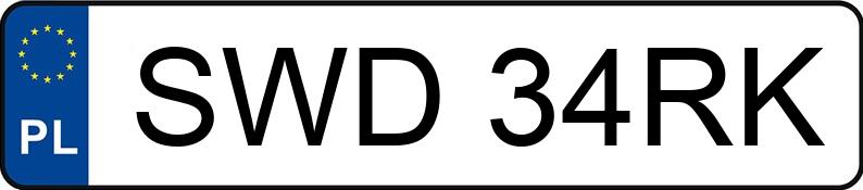 Numer rejestracyjny SWD 34RK posiada YAMAHA Skutery do 50 ccm BW s NG Kat. - SWD34RK