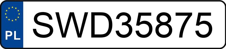 Numer rejestracyjny SWD 35875 posiada FIAT LINEA 323 - SWD35875