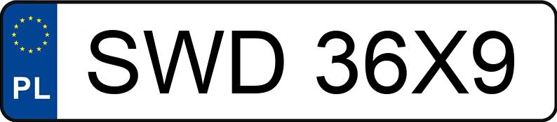 Numer rejestracyjny SWD 36X9 posiada HYUNDAI I30 - SWD36X9