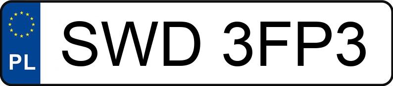 Numer rejestracyjny SWD 3FP3 posiada AUDI A6 - SWD3FP3 Numer rejestracyjny SWD 3FP3 posiada AUDI A6 - SWD3FP3