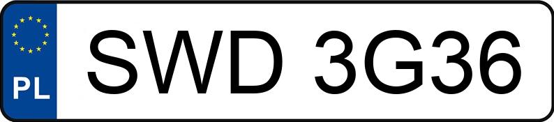 Numer rejestracyjny SWD 3G36 posiada FORD Fusion 1.4 MR`06 E4 Ambiente - SWD3G36